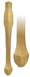 Drewniane stylowe (antyczne) nogi do stołów z litego drewna