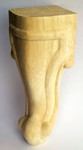 Drewniane stylowe (antyczne) nogi meblowe z litego drewna