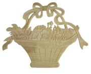 carved flower basket