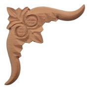 wooden carving to corners