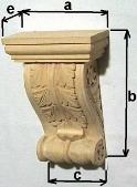 Capitelli in legno - colonne