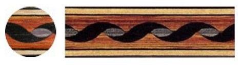 Ozdobný dřevěný pás